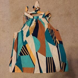 Shein colorful tank top Size Small never used